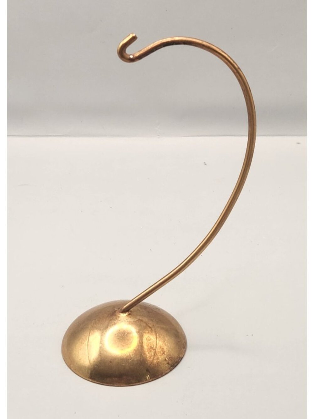 Brass Hanging Display Stand, Made in India Curved Hook Holder,